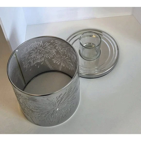 Partylite Enchanted Celebration Candle Holder Retired Fireworks Tea Light Votive - Picture 7 of 7